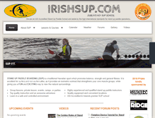 Tablet Screenshot of irishsup.com